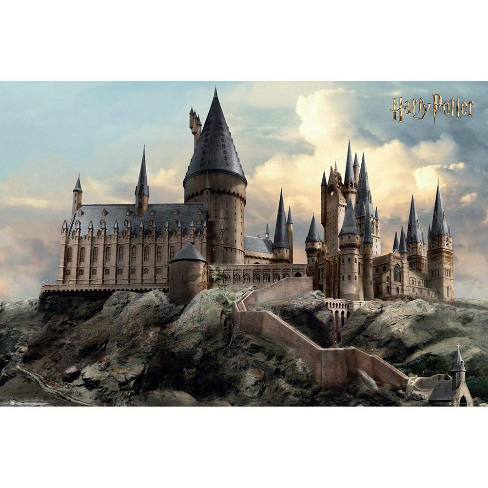 A Day at Hogwarts Art Poster