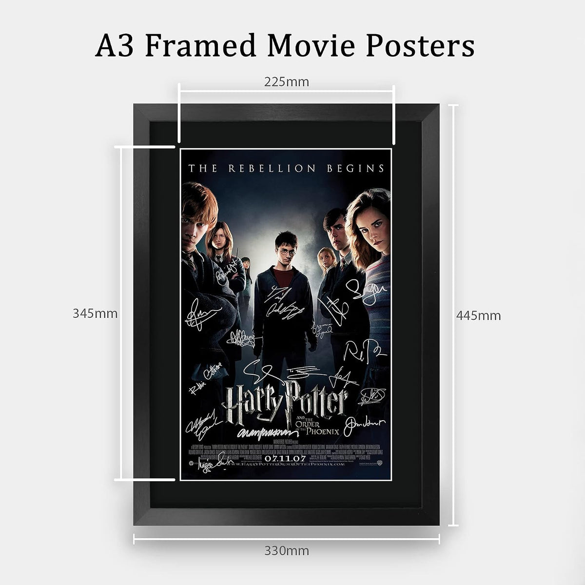 Order of the Phoenix Cast Autograph Poster