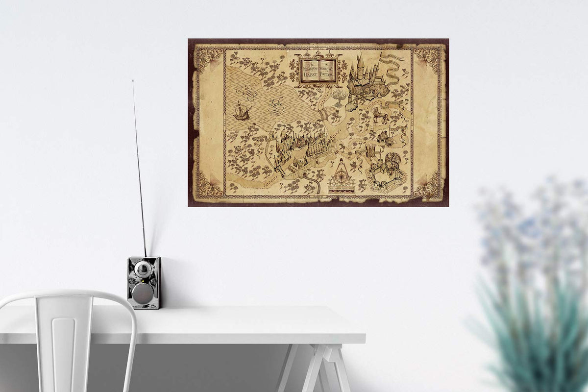 Marauder's Map – Silk Poster