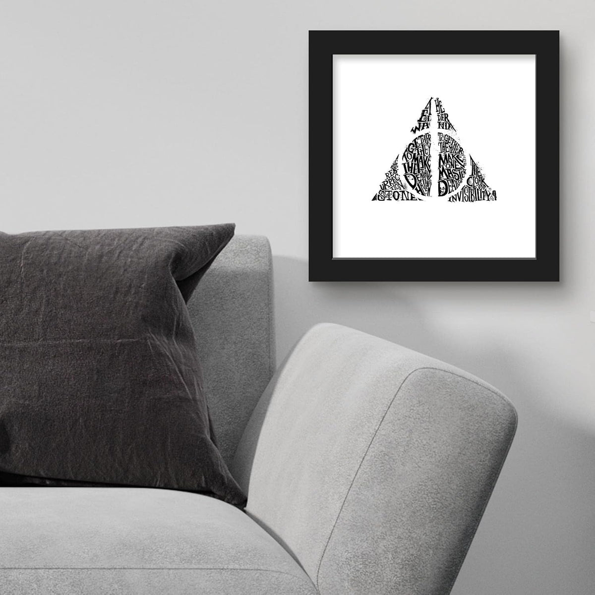 Deathly Hallows – Word Art Poster