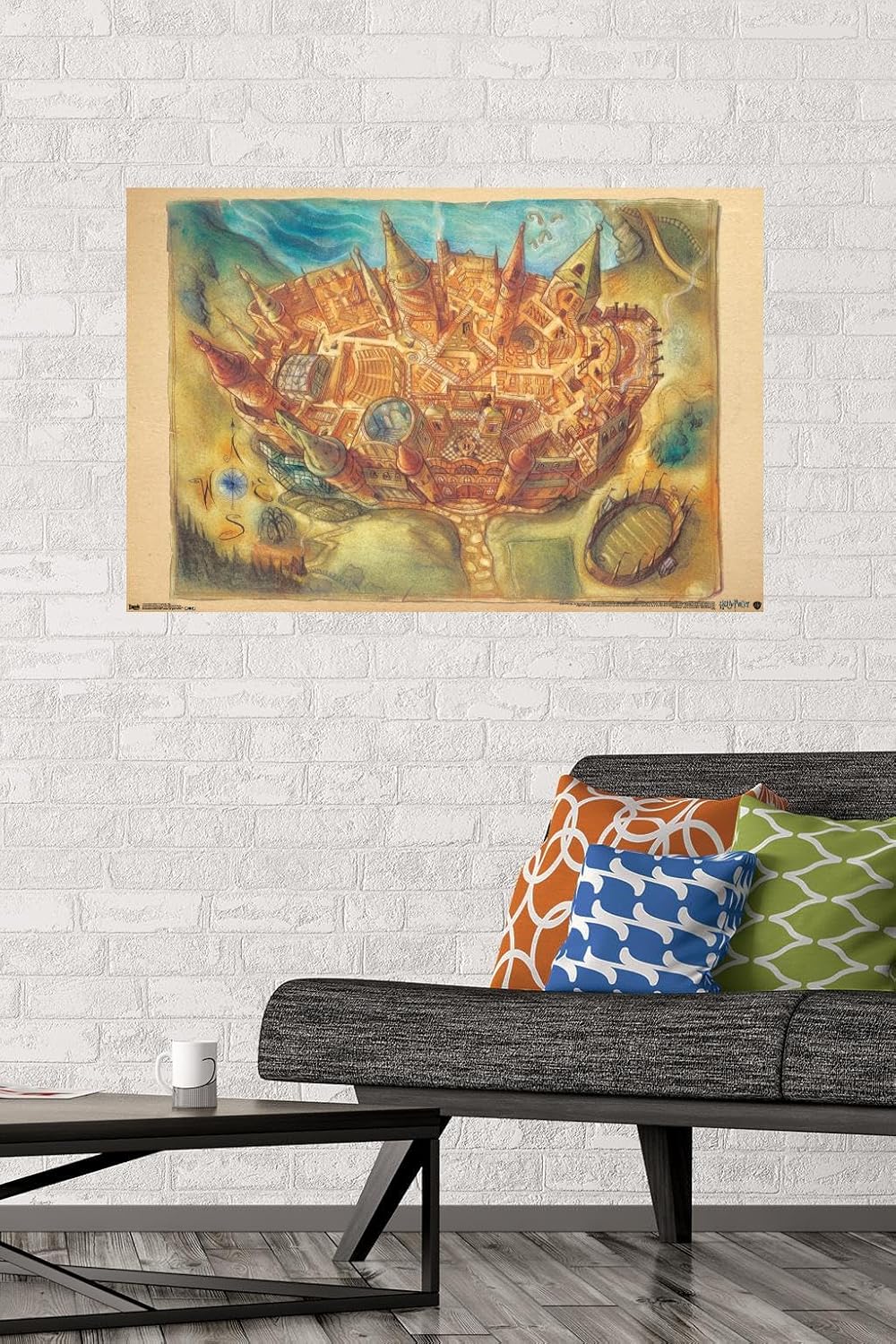 Hogwarts Map Wall Poster