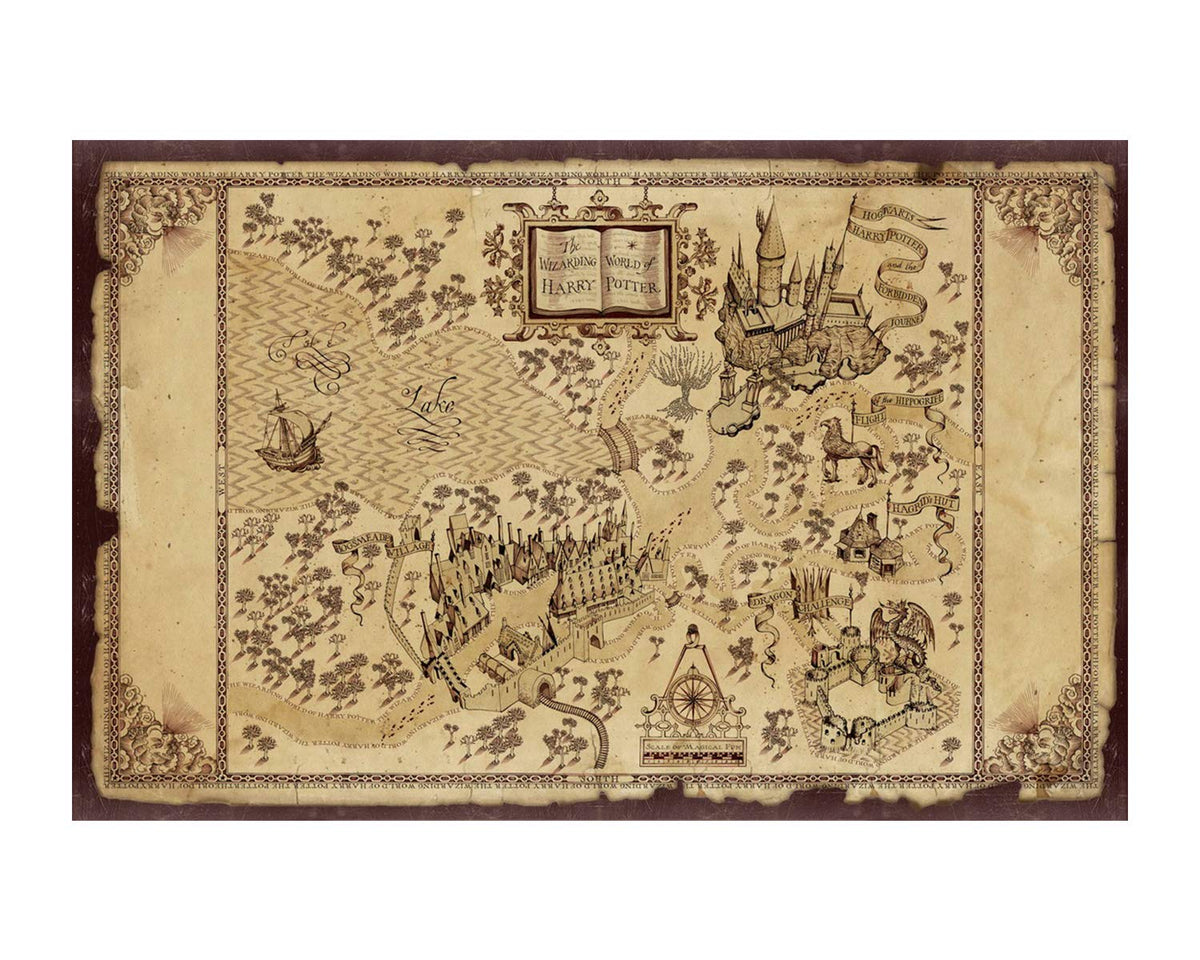 Marauder's Map – Silk Poster