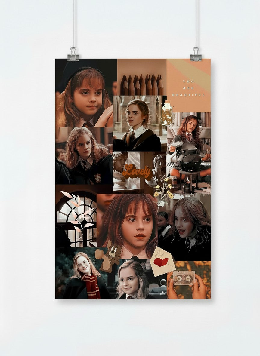 Hermione Granger Portrait Poster - Emma Watson